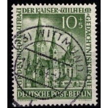 1953. Berlin. Kejser Vilhelm kirkens restaurering.